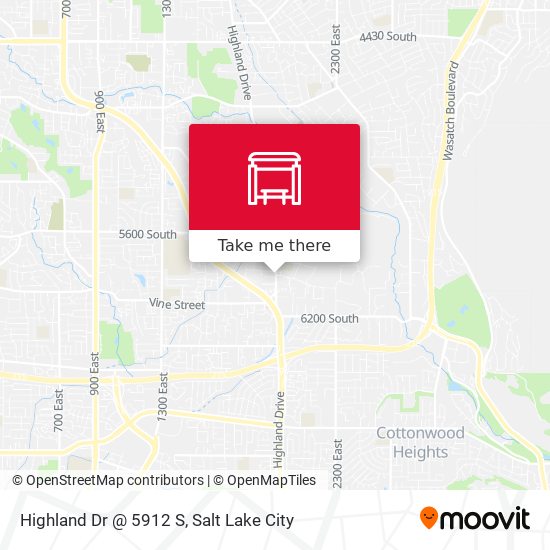 Highland Dr @ 5912 S map
