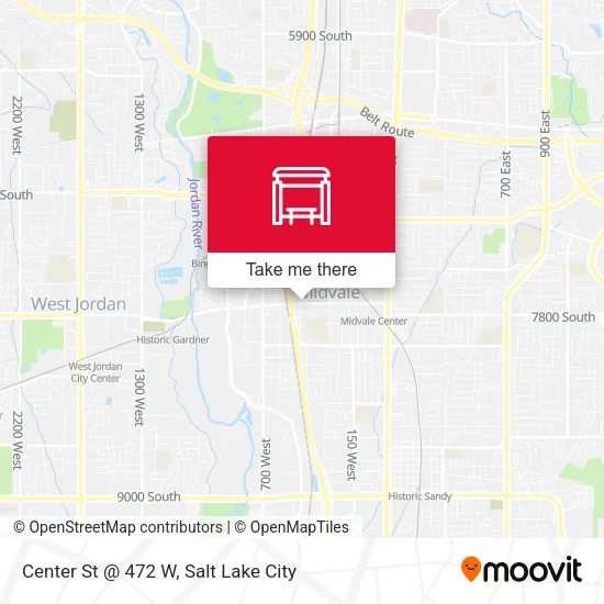 Mapa de Center St @ 472 W