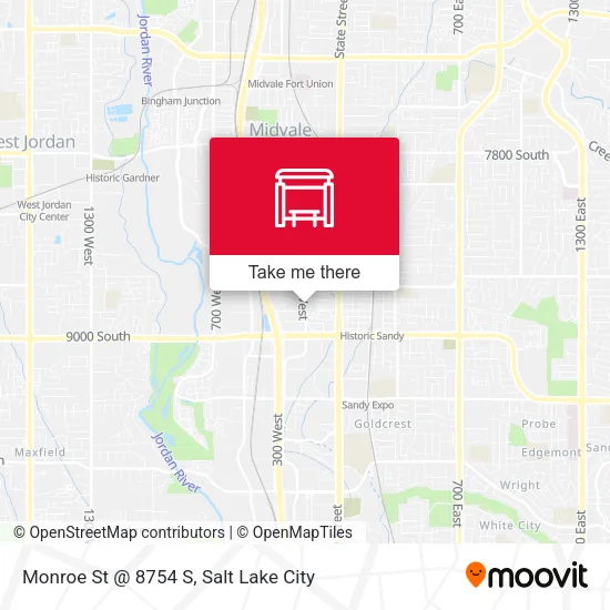 Mapa de Monroe St @ 8754 S