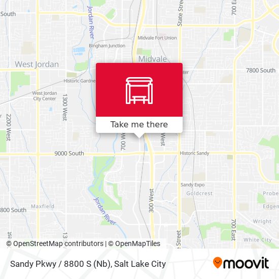 Sandy Pkwy / 8800 S (Nb) map