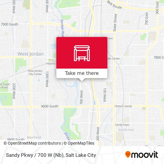 Sandy Pkwy / 700 W (Nb) map
