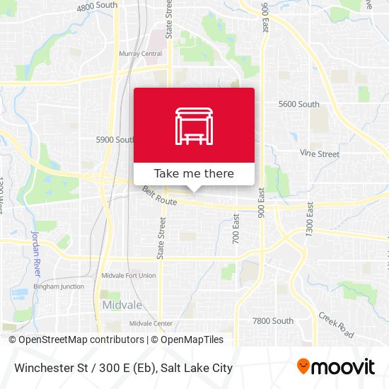 Winchester St / 300 E (Eb) map