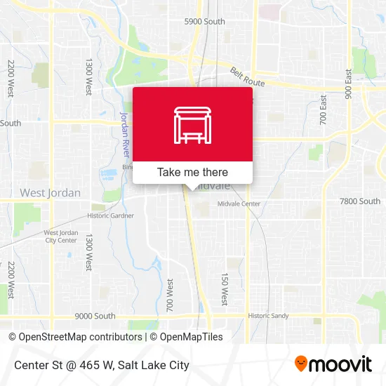 Center St @ 465 W map