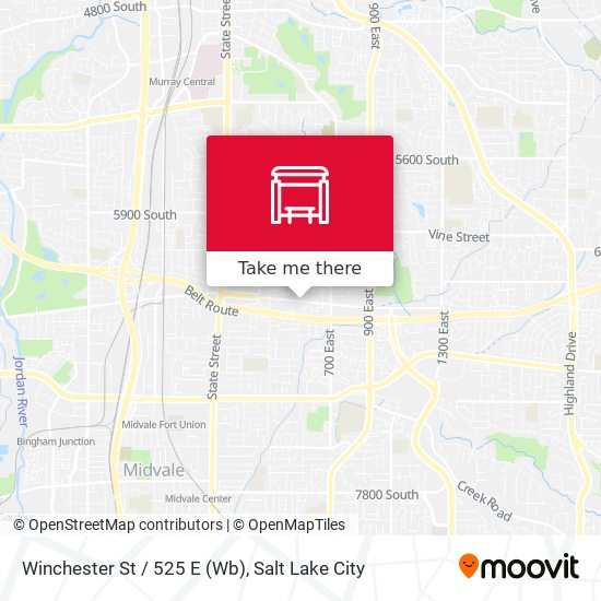 Mapa de Winchester St / 525 E (Wb)