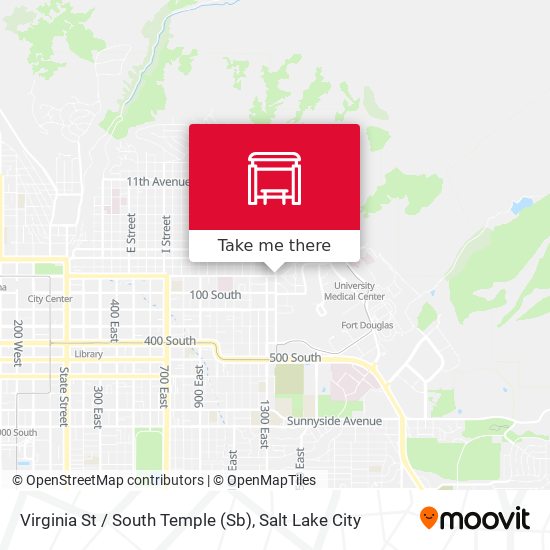 Mapa de Virginia St / South Temple (Sb)