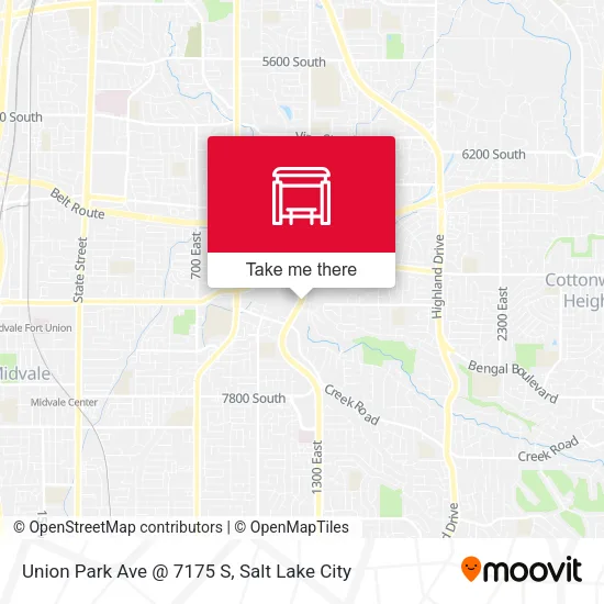 Mapa de Union Park Ave @ 7175 S