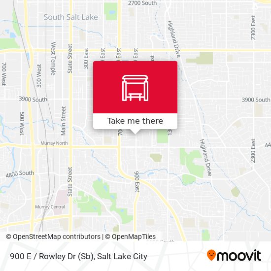 Mapa de 900 E / Rowley Dr (Sb)