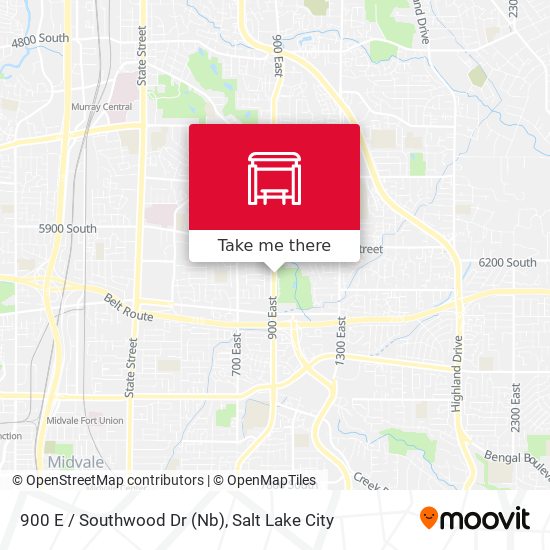 900 E / Southwood Dr (Nb) map