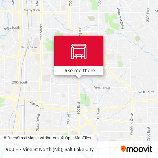 900 E / Vine St North (Nb) map