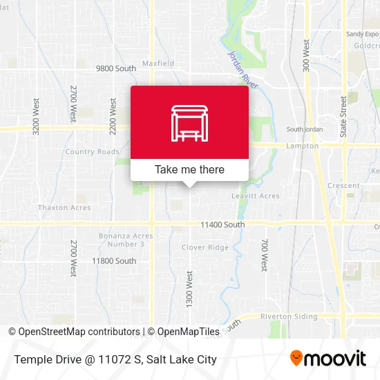 Temple Drive @ 11072 S map