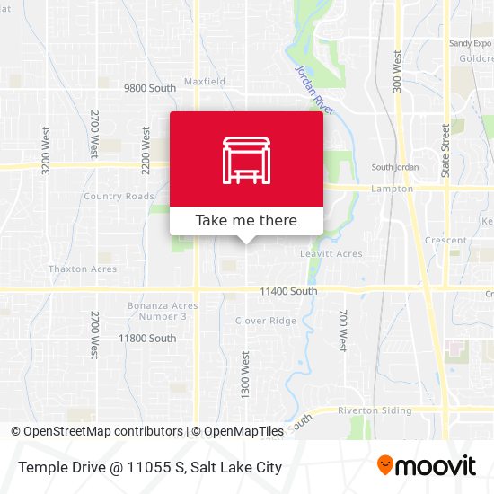 Mapa de Temple Drive @ 11055 S