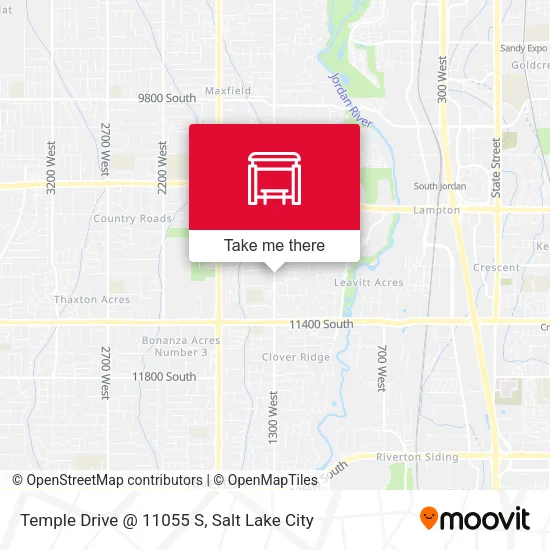Temple Drive @ 11055 S map