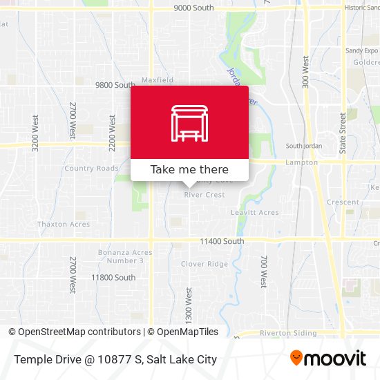 Temple Drive @ 10877 S map