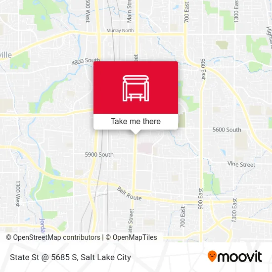 State St @ 5685 S map