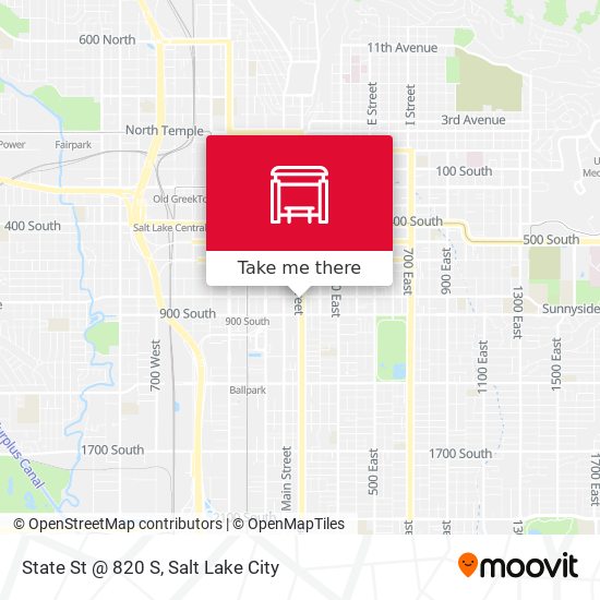 State St @ 820 S map