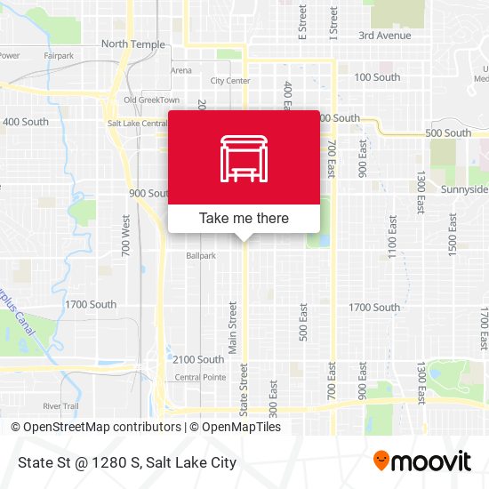State St @ 1280 S map