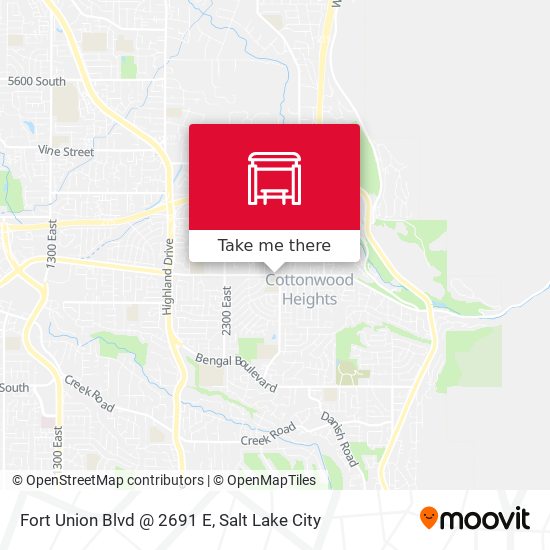 Fort Union Blvd @ 2691 E map