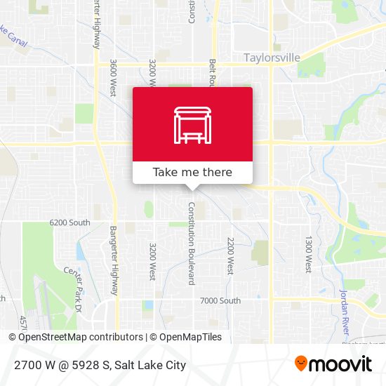 2700 W @ 5928 S map
