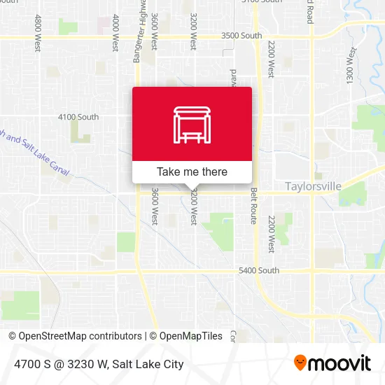 Mapa de 4700 S @ 3230 W