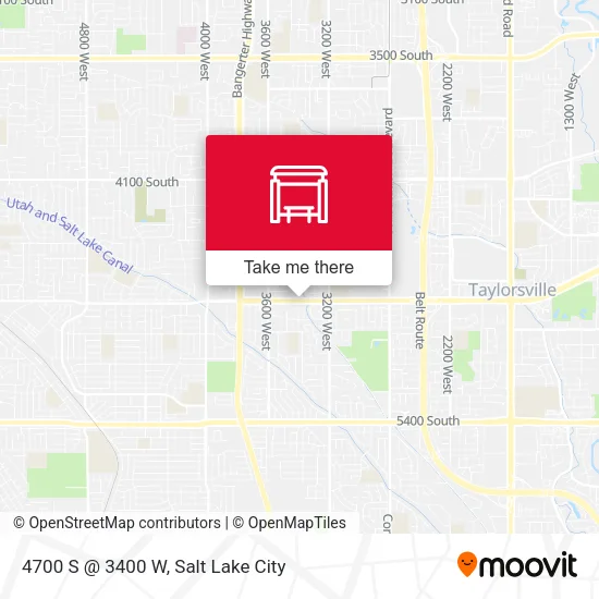 Mapa de 4700 S @ 3400 W