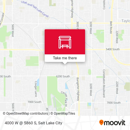 4000 W @ 5860 S map