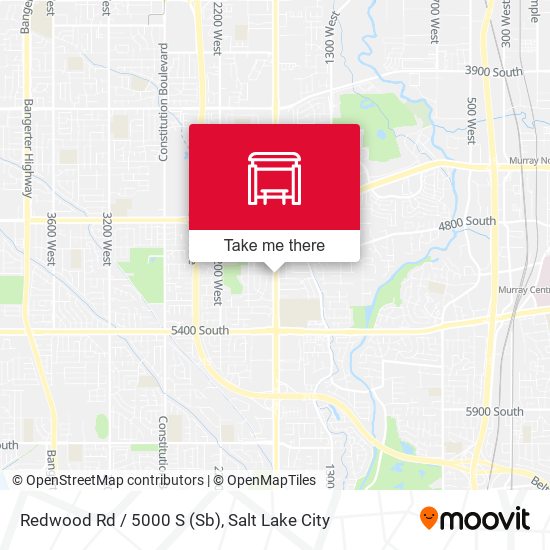 Mapa de Redwood Rd / 5000 S (Sb)