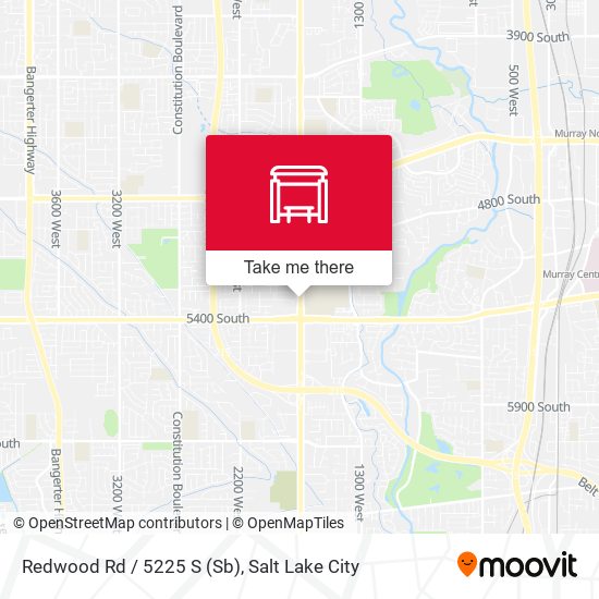 Mapa de Redwood Rd / 5225 S (Sb)