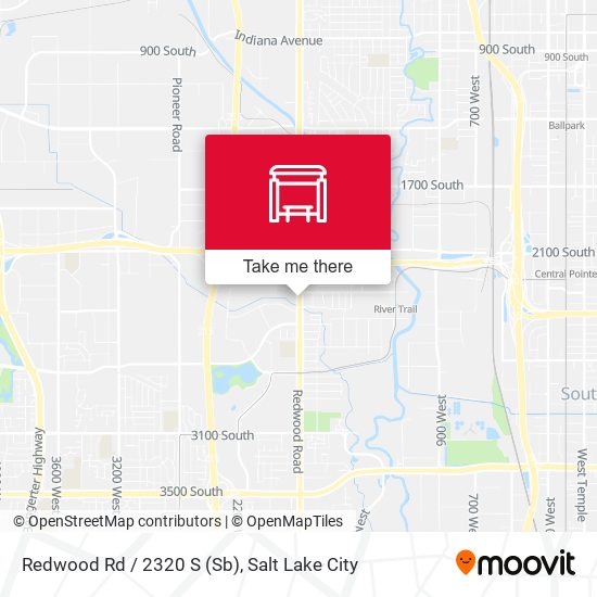 Redwood Rd / 2320 S (Sb) map