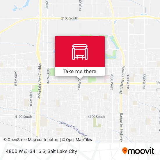 4800 W @ 3416 S map