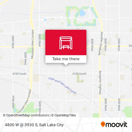 4800 W @ 3930 S map