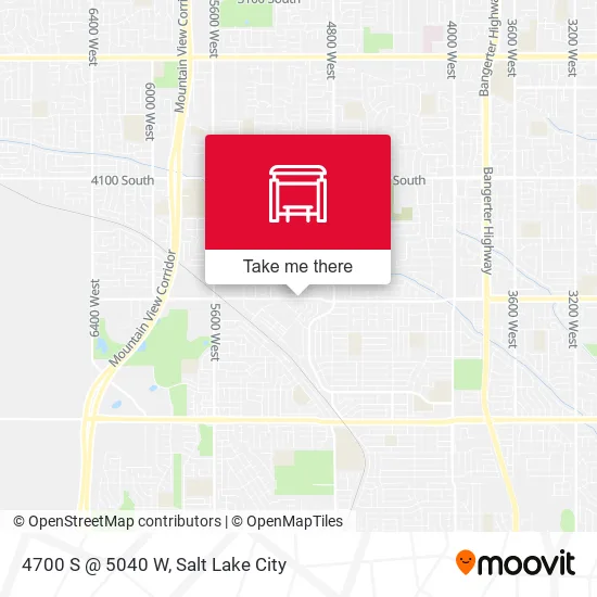 4700 S @ 5040 W map