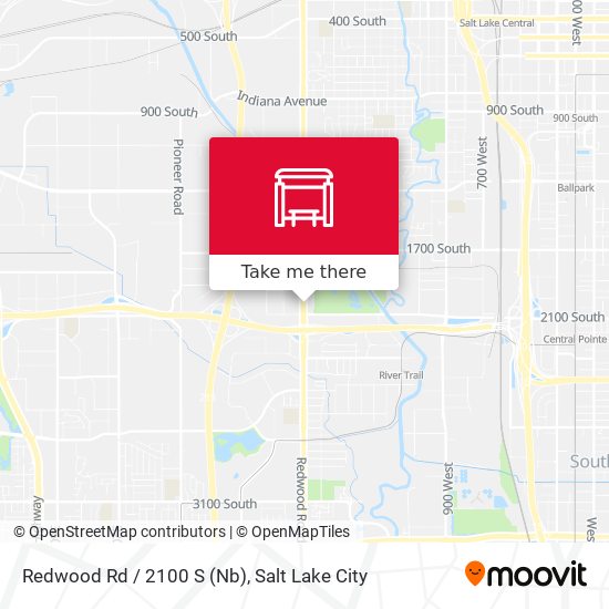 Redwood Rd / 2100 S (Nb) map
