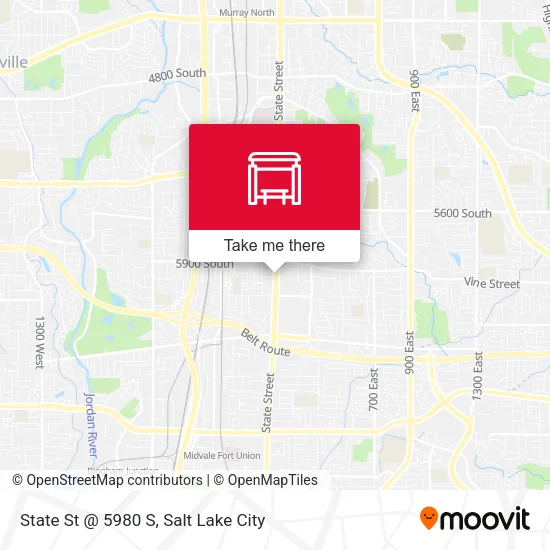 Mapa de State St @ 5980 S