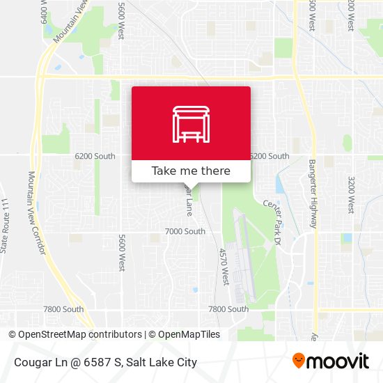Cougar Ln @ 6587 S map