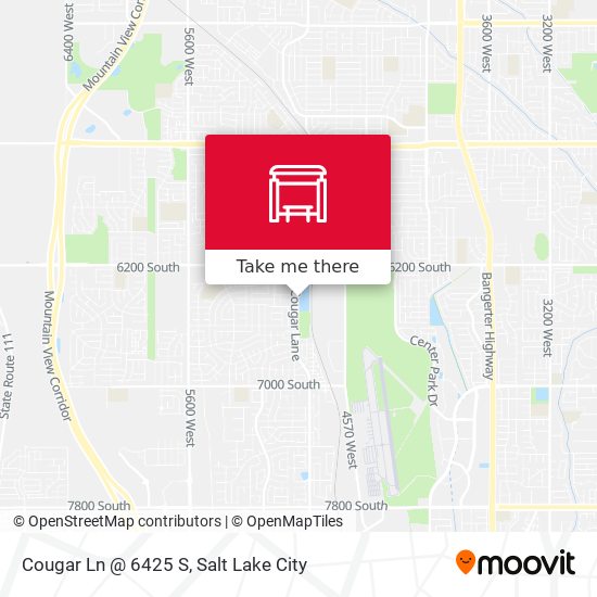 Cougar Ln @ 6425 S map