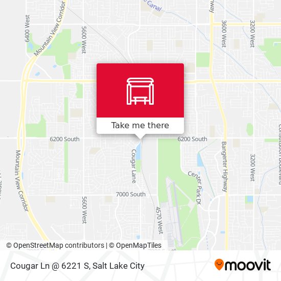 Cougar Ln @ 6221 S map