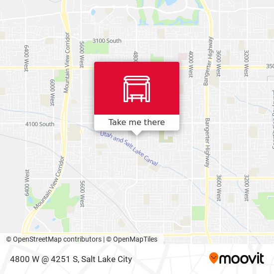 4800 W @ 4251 S map