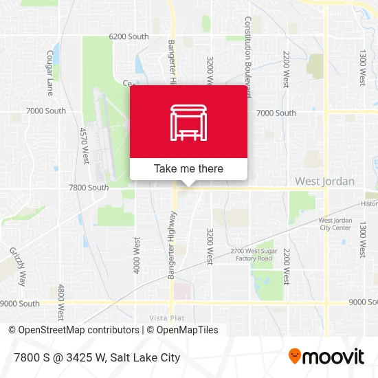 7800 S @ 3425 W map