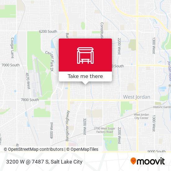 3200 W @ 7487 S map