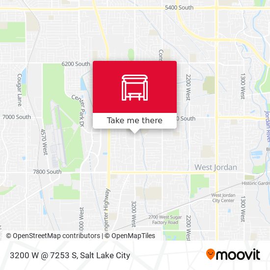 3200 W @ 7253 S map