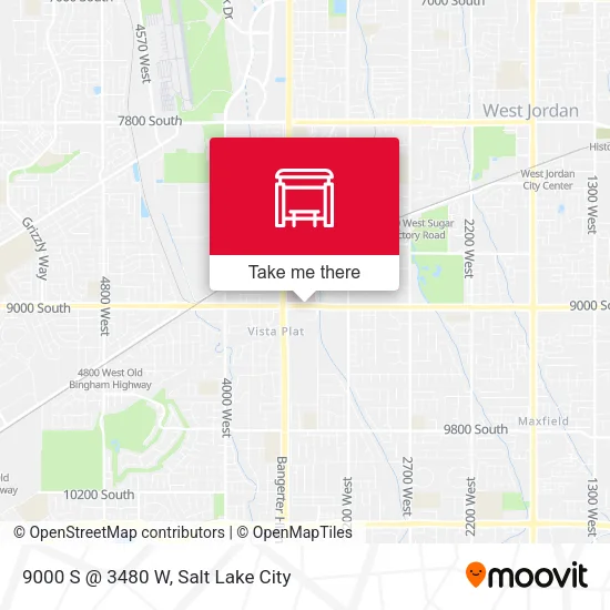 Mapa de 9000 S @ 3480 W