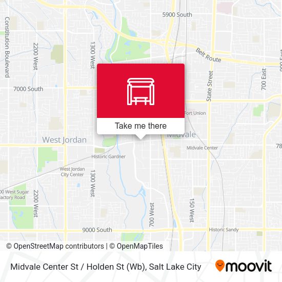 Midvale Center St / Holden St (Wb) map