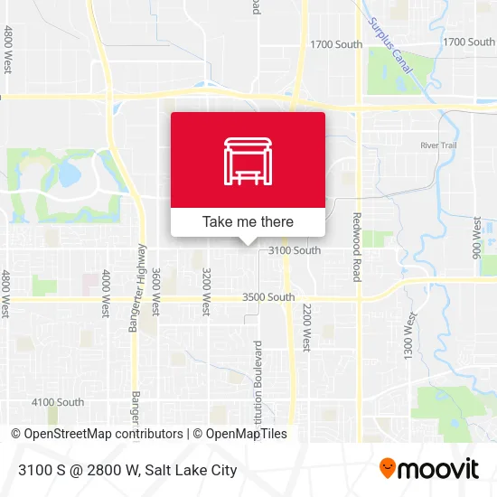 Mapa de 3100 S @ 2800 W