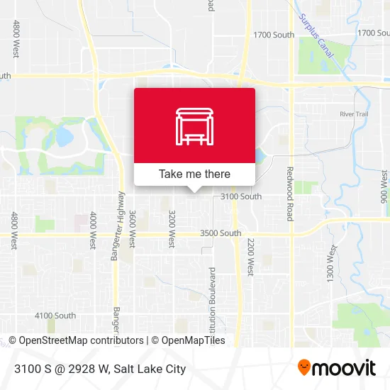 3100 S @ 2928 W map