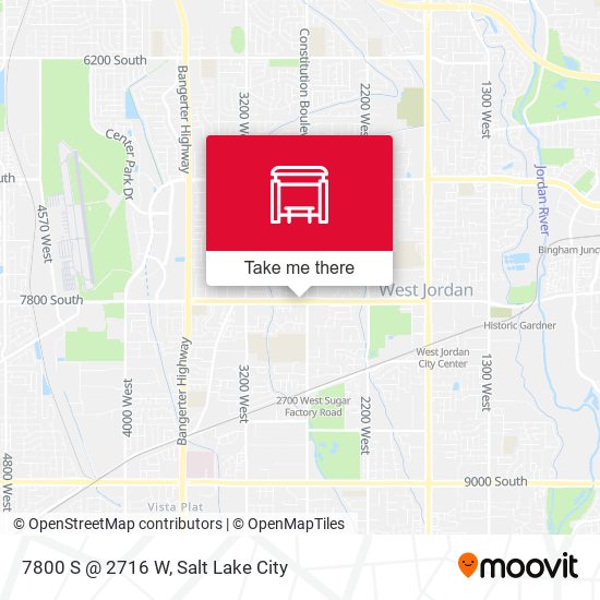 7800 S @ 2716 W map
