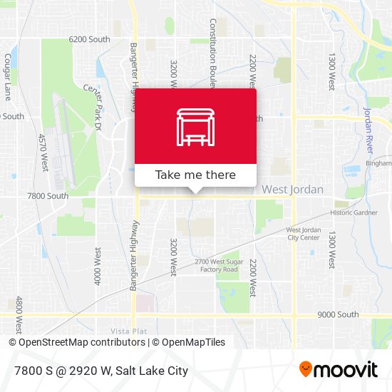 7800 S @ 2920 W map