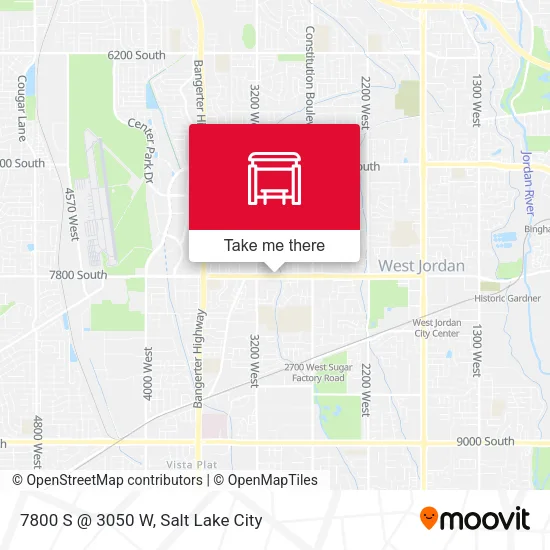 Mapa de 7800 S @ 3050 W