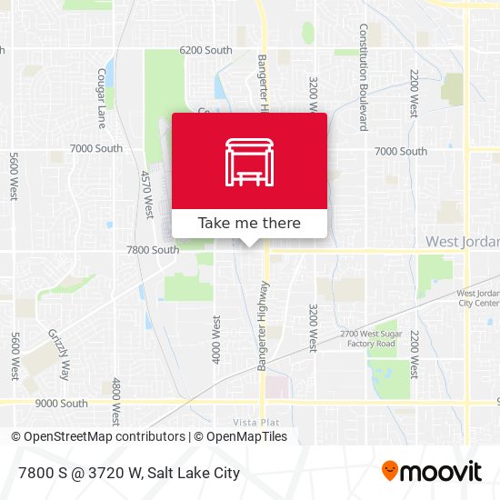 7800 S @ 3720 W map