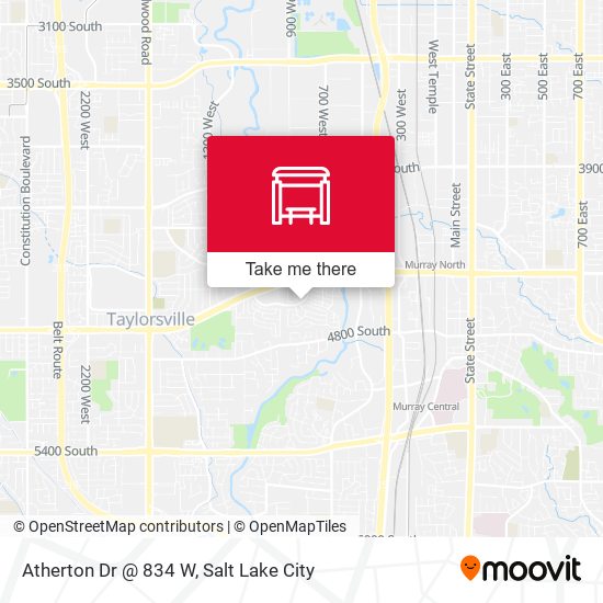 Atherton Dr @ 834 W map