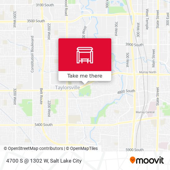 Mapa de 4700 S @ 1302 W